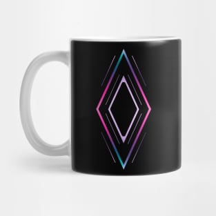 Diamond solo pink blue Mug